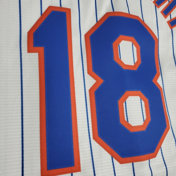 Nike New York Mets Darryl Strawberry #18 Jersey Cooperstown. NWOT - Picture 5 of 14